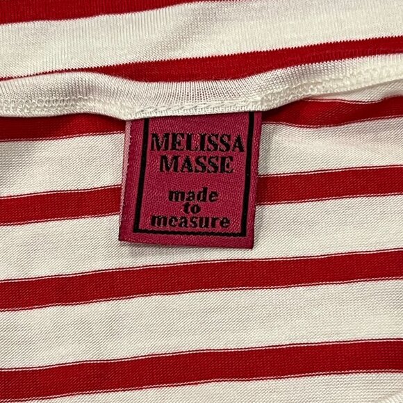 Melissa Masse 'Rosie the Riveter' Striped T-Shirt, USA, Red White, 1X - Picture 2 of 11